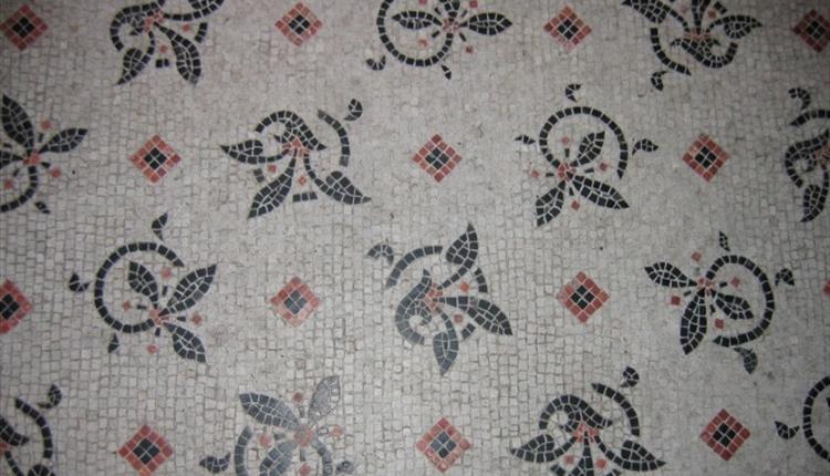 Tiled floor pattern, St Mary's Church