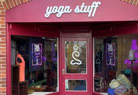 Yoga Stuff Front of Shop